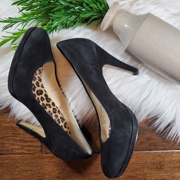 Franco Sarto Shoes - Franco Sarto Napoli Black Suede High Heel | sz 7